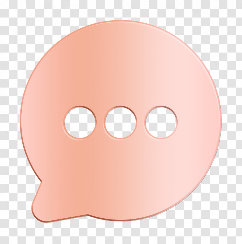 Bubble Icon Chat Communication - Nose - Mouth Material Property Transparent PNG