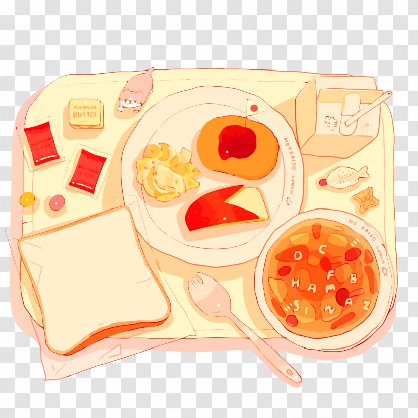 Pixiv Bento Food Meal Illustration - Vector Breakfast Transparent PNG