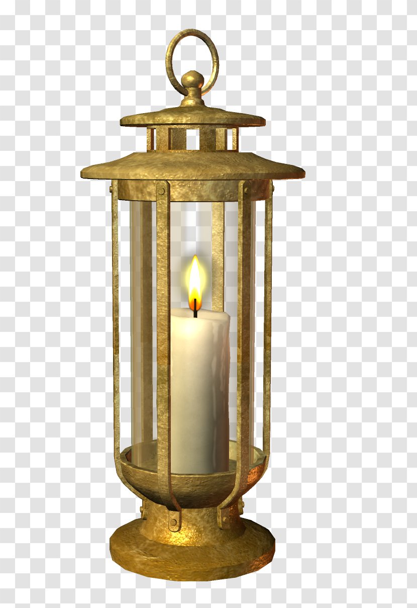 Light Candle Lantern Oil Lamp - Brass - Lamps Transparent PNG