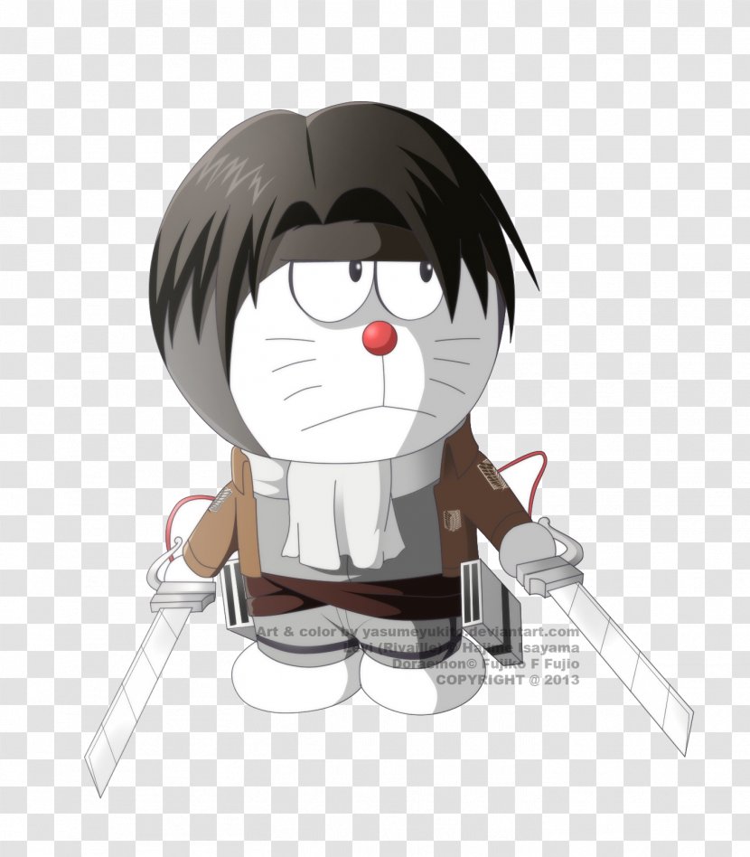 Attack On Titan Eren Yeager Art Doraemon Levi - Frame Transparent PNG
