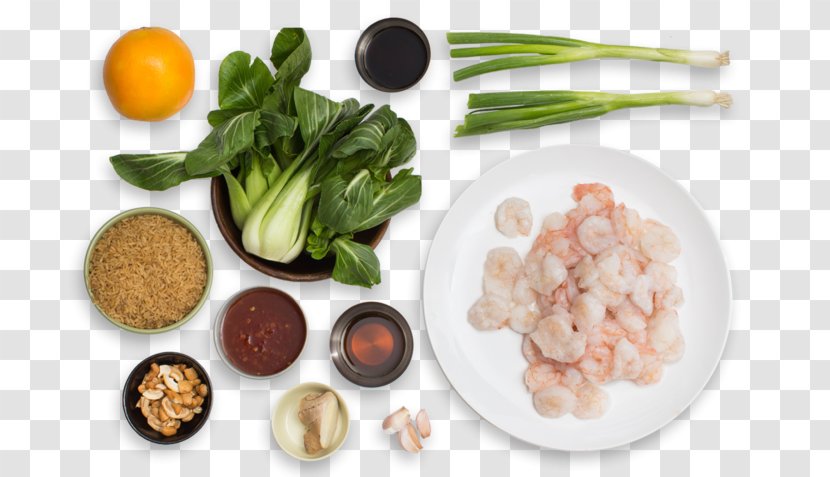 Vegetarian Cuisine Leaf Vegetable Asian Food Bok Choy - Shrimp And Prawn As Transparent PNG