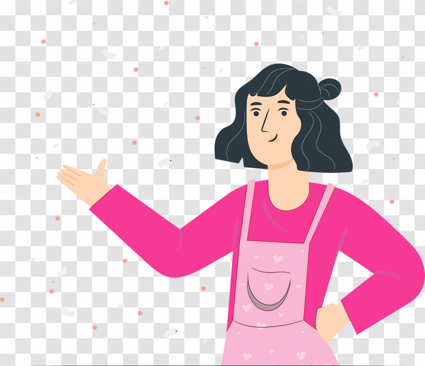 Human Character Pink M Transparent PNG