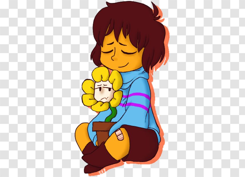 Undertale Human Flowey Video Games Illustration - Character - Frisk Transparent PNG