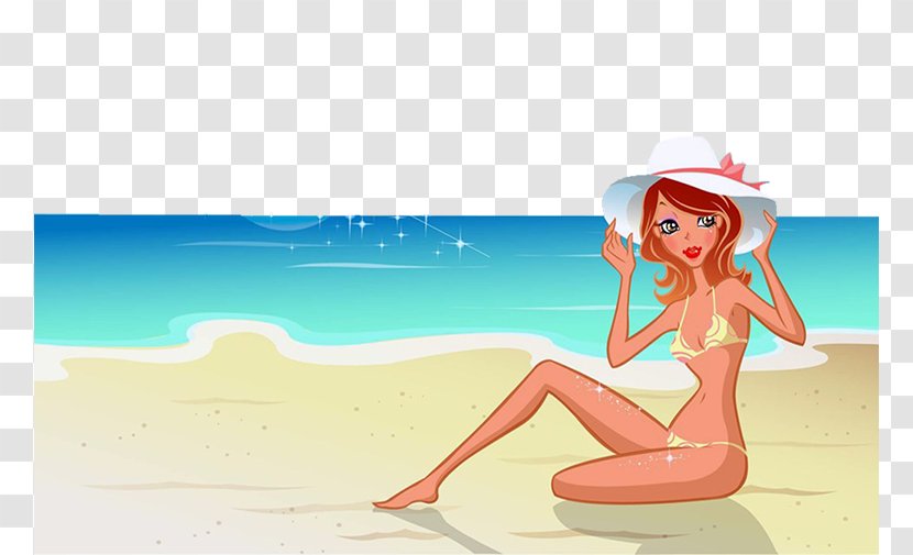 Stock Photography Illustration - Frame - Beach Beauty Transparent PNG