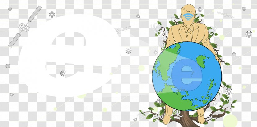 Computer Network Icon - Text - Cartoon Earth Transparent PNG