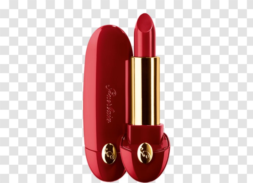 Lipstick Guerlain Rouge Cosmetics Eye Shadow - Red Lips Transparent PNG