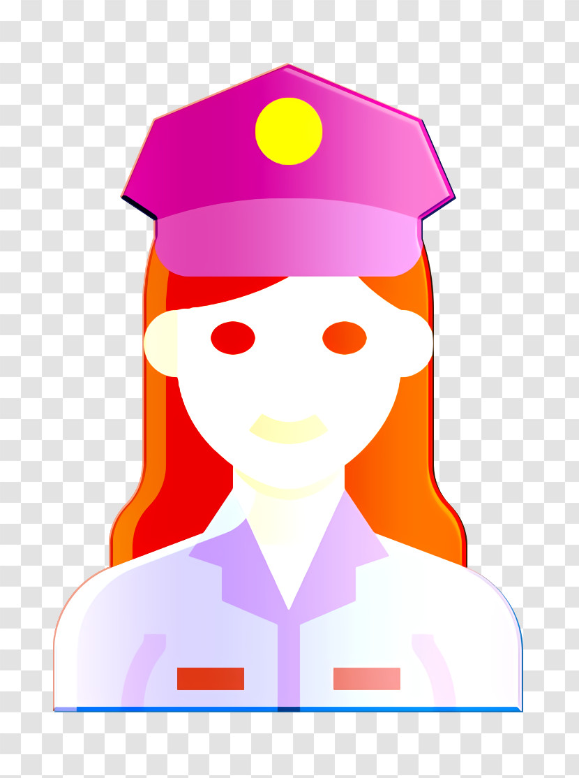Occupation Woman Icon Police Officer Icon Cop Icon Transparent PNG