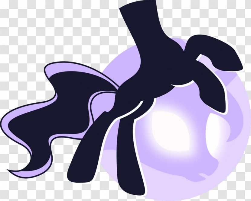 Pony Horse Purple Silhouette Clip Art - Taper Vector Transparent PNG