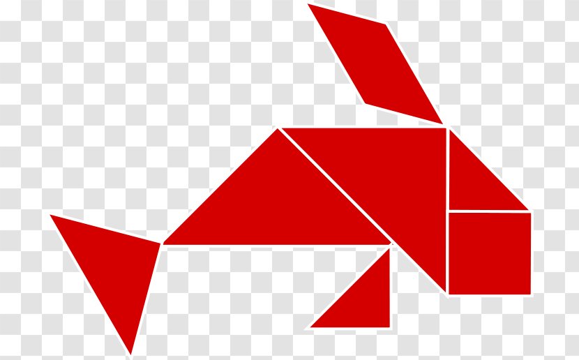 Tangram Puzzle Game Wikipedia - Wikimedia Commons - Triangle Transparent PNG