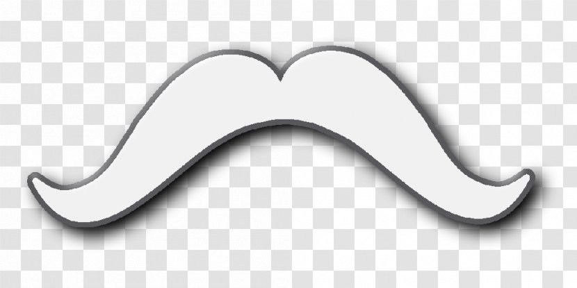 White Black Font - And - Mustache Images Free Transparent PNG