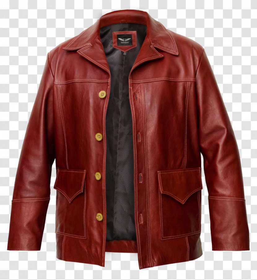 Flight Jacket Shell Leather Fashion - Coat Transparent PNG