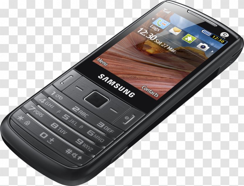 Smartphone Feature Phone Samsung Galaxy S GT C3780 - Mobile Phones - Onyx Black MiniHp Bar Transparent PNG
