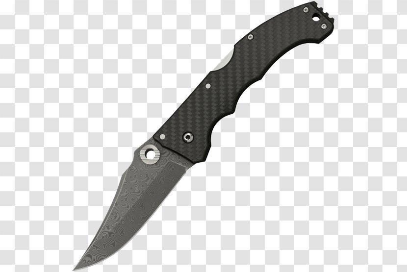 Pocketknife Damascus Steel Liner Lock - Clip Point - Pocket Knife Transparent PNG