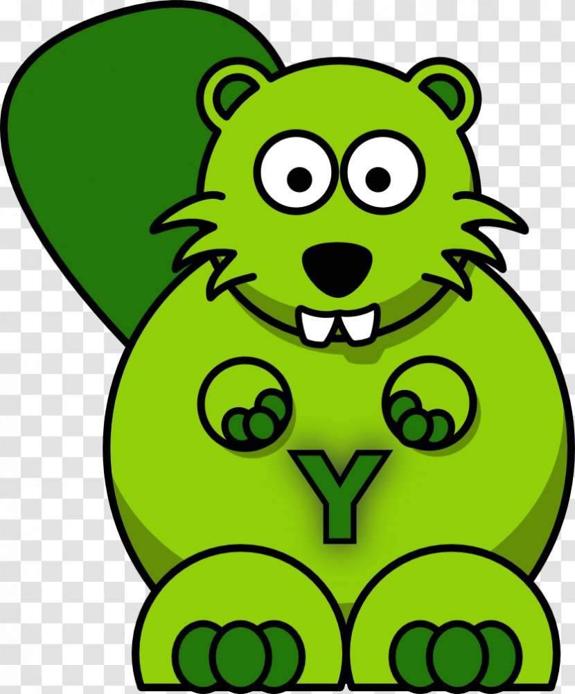 Beaver Cartoon Drawing Clip Art - Royaltyfree Transparent PNG