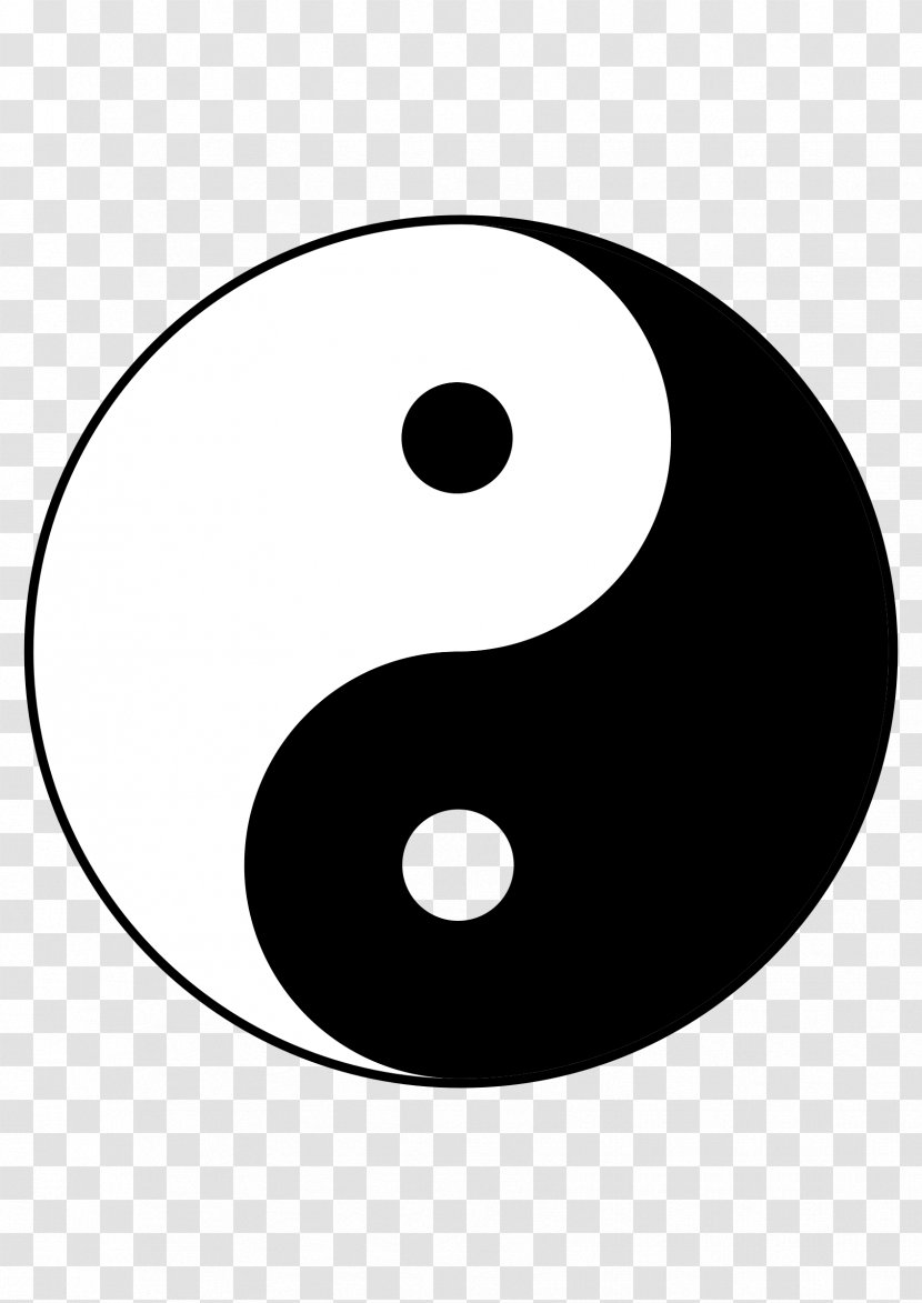 Yin And Yang Taijitu Symbol - Tai Chi Transparent PNG