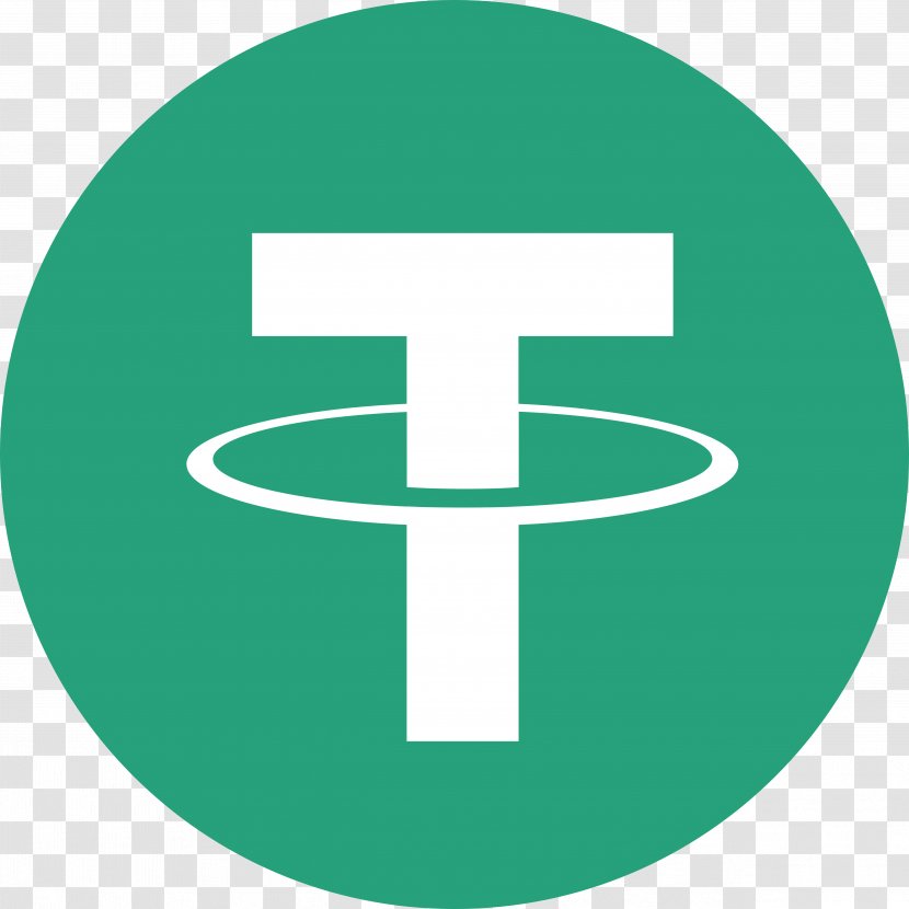 Tether United States Dollar Cryptocurrency Fiat Money Market Capitalization - Green - Coin Transparent PNG