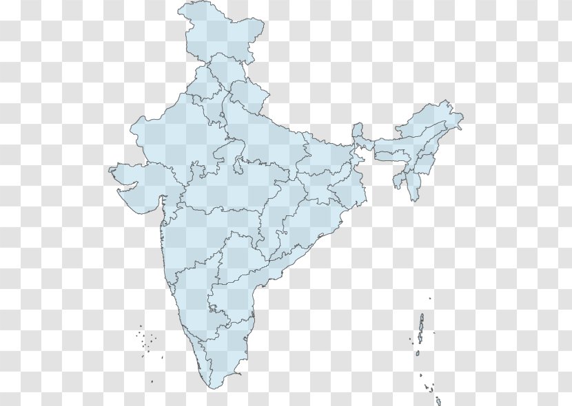 Telangana States And Territories Of India Blank Map Road Transparent PNG