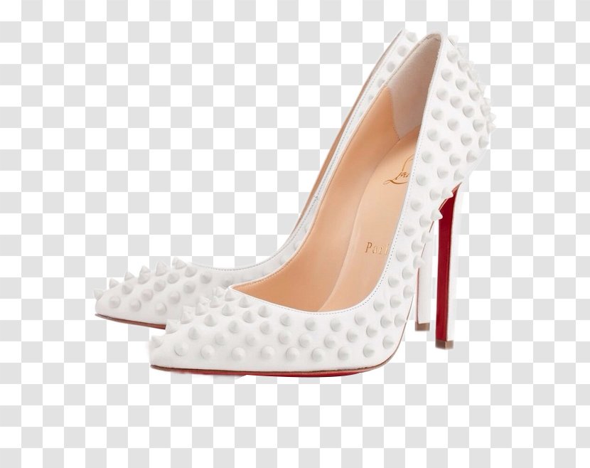 Quartier Pigalle White Sandal High-heeled Footwear Court Shoe - High Heels Transparent PNG