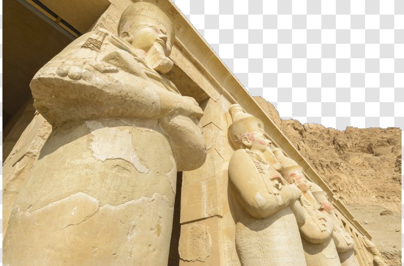 Abu Simbel Temples Deir El-Bahari Egyptian Pyramids Luxor Mortuary Temple Of Hatshepsut - Architecture Transparent PNG