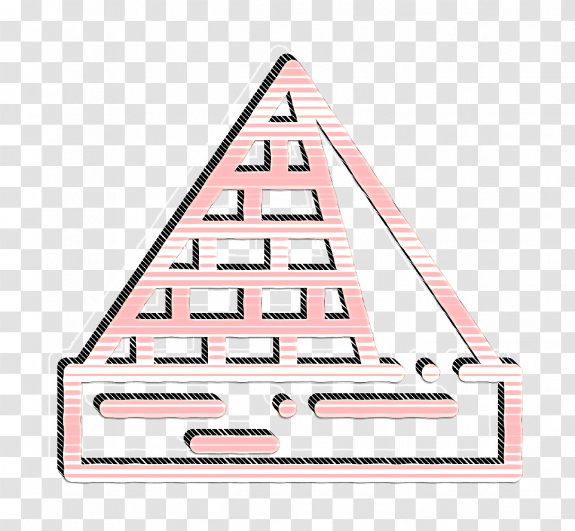 Egypt Icon Pyramids Icon Pyramid Icon Transparent PNG