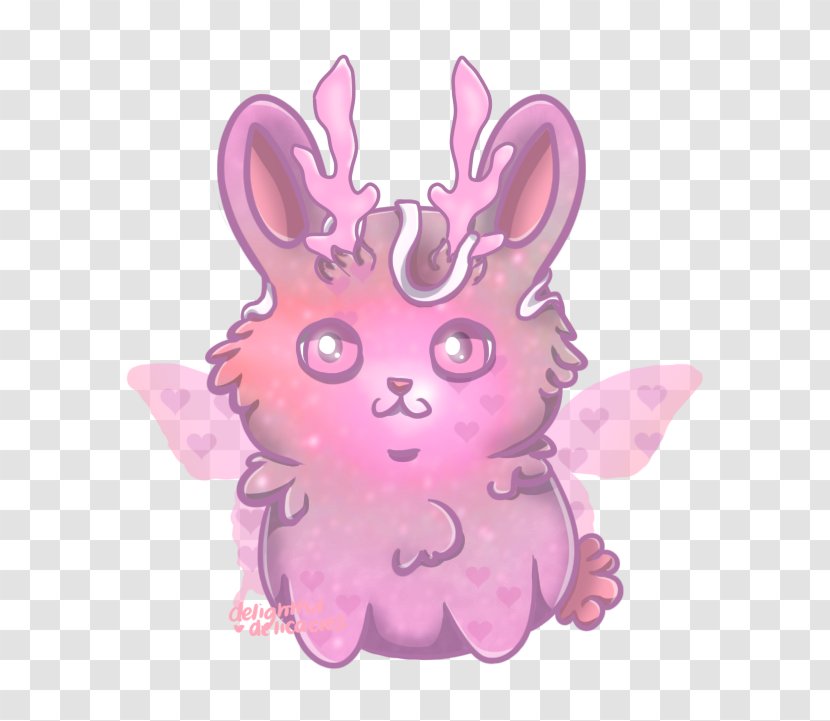 Easter Bunny Cartoon Pink M - Fictional Character Transparent PNG