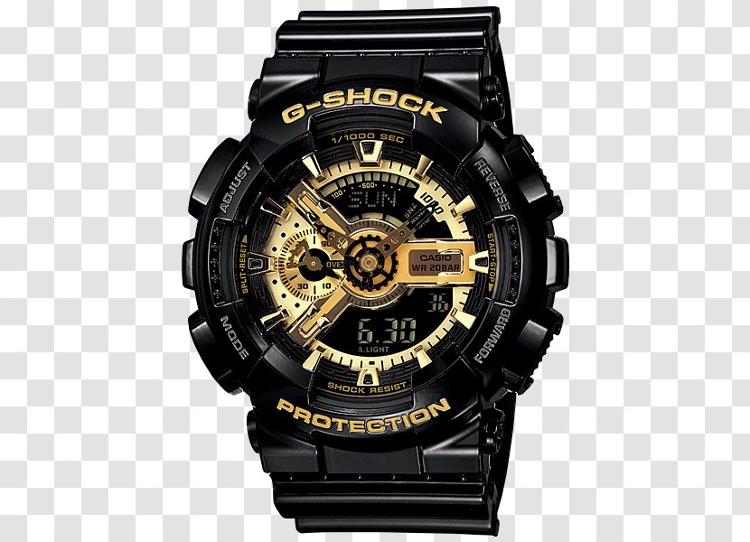 G-Shock Shock-resistant Watch Casio Analog Transparent PNG