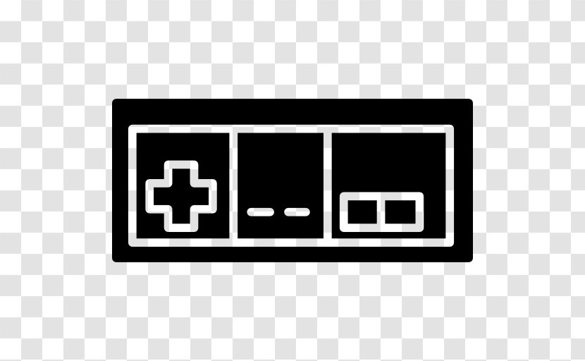 Wii U GamePad Game Controllers Font - Black - Gamepad Transparent PNG