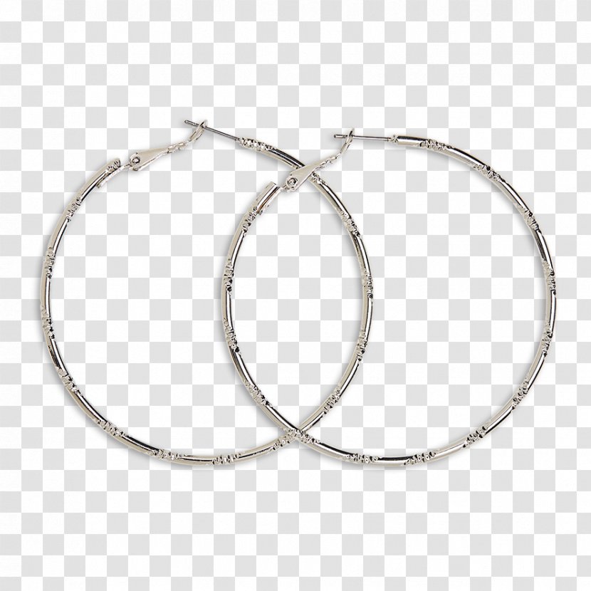 Earring Jewellery Silver Necklace Bracelet - Platinum Transparent PNG