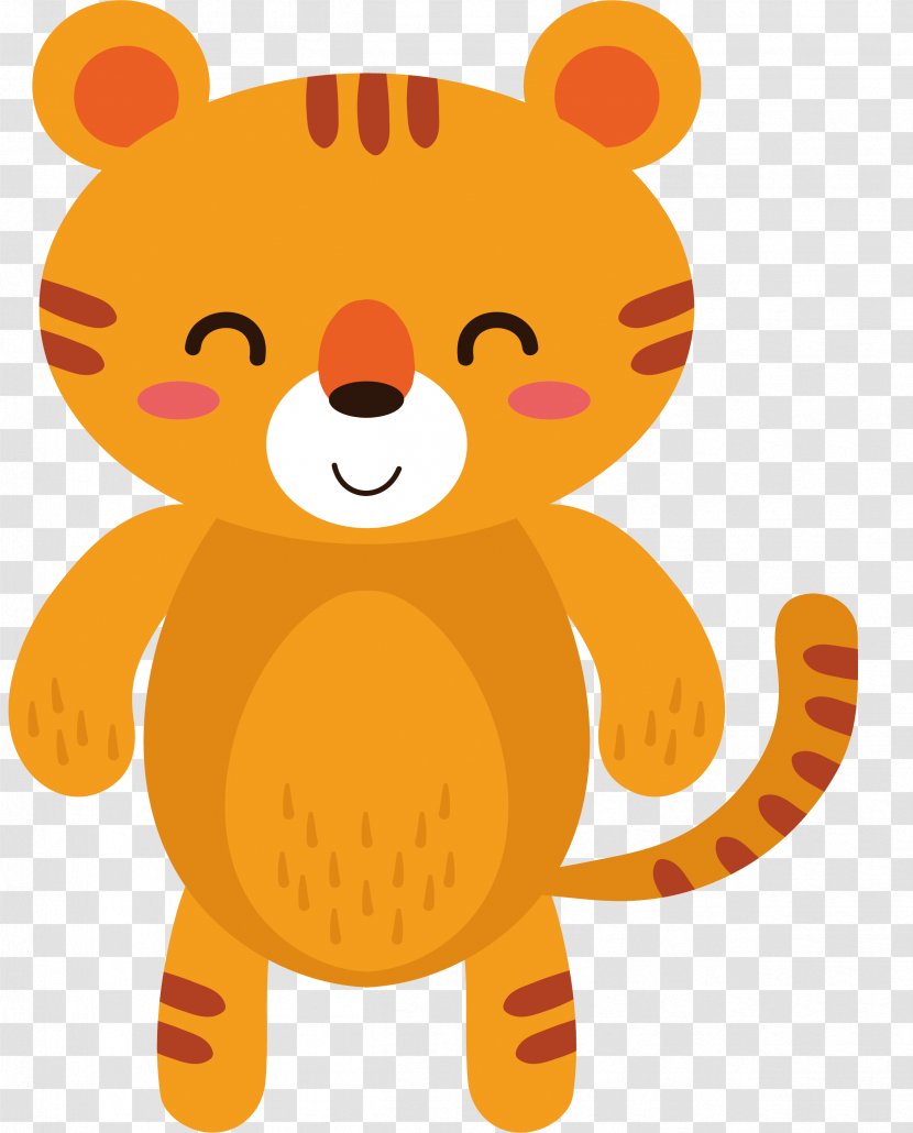 Tiger Cartoon Drawing Illustration - Tree Transparent PNG