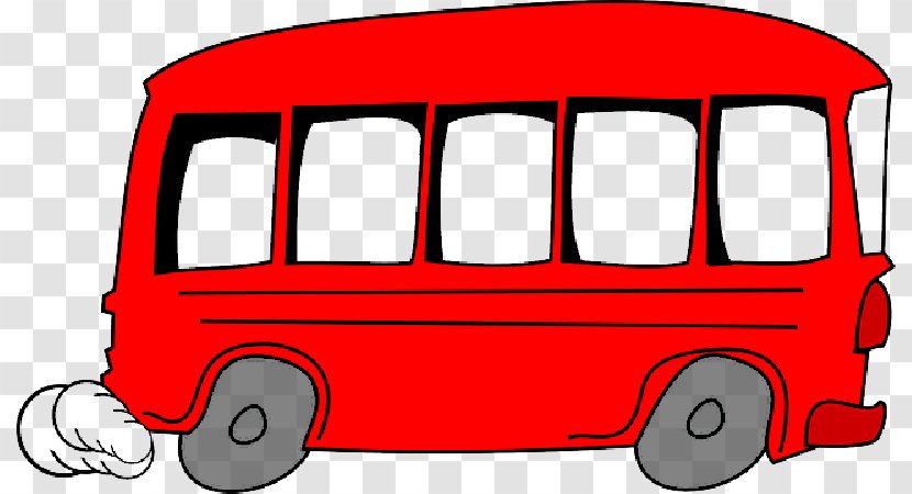 Bus Clip Art Vector Graphics Image Openclipart - School Transparent PNG