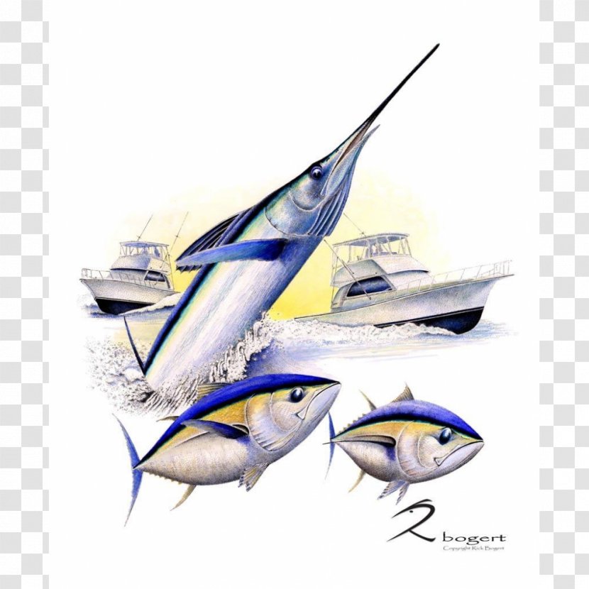 Bony Fishes Animal White Marlin Sardine - Tuna Transparent PNG