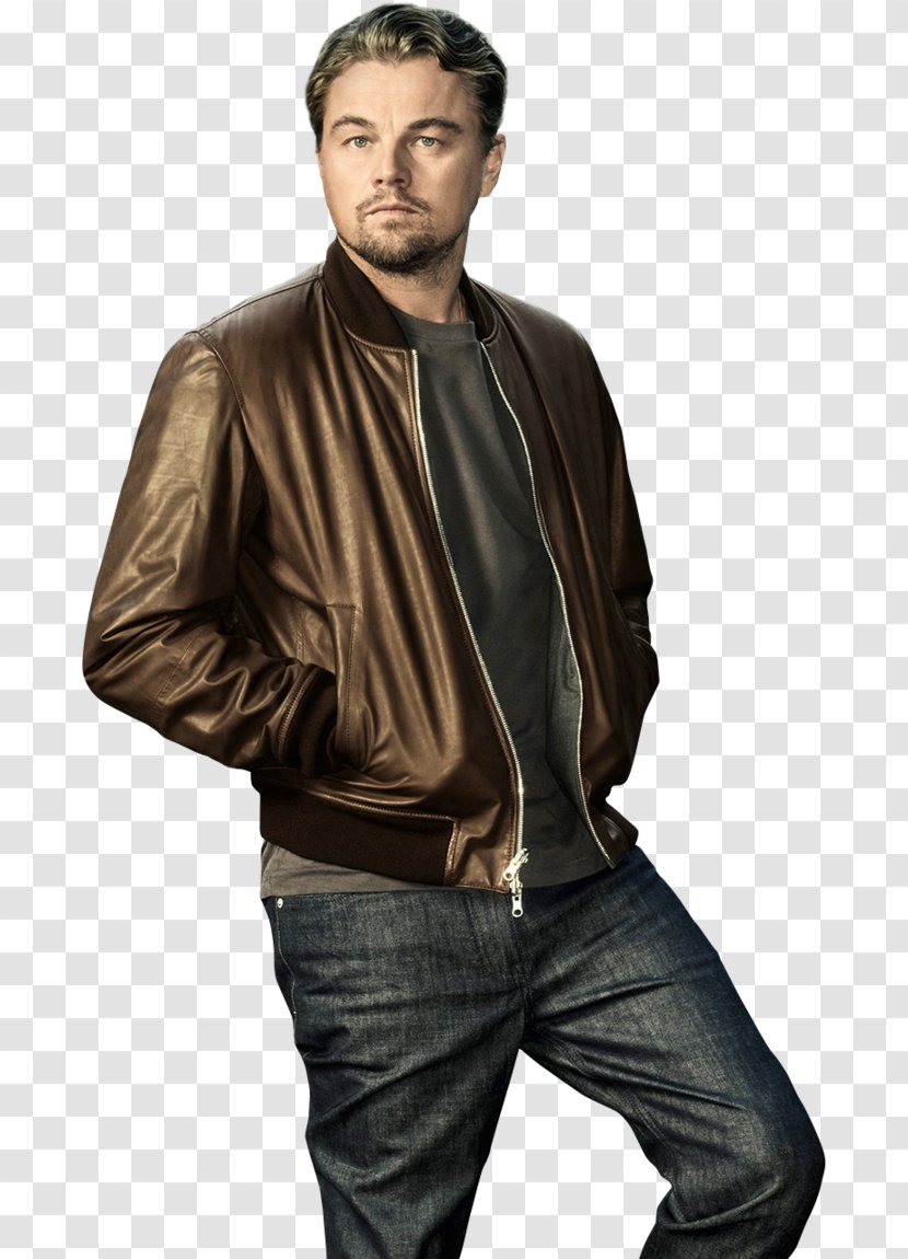 Leonardo Dicaprio Clothing - Jacket - Model Neck Transparent PNG