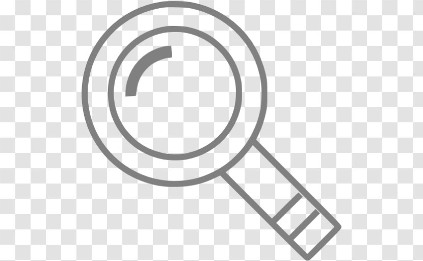 Magnifying Glass - White - Lens Transparent PNG