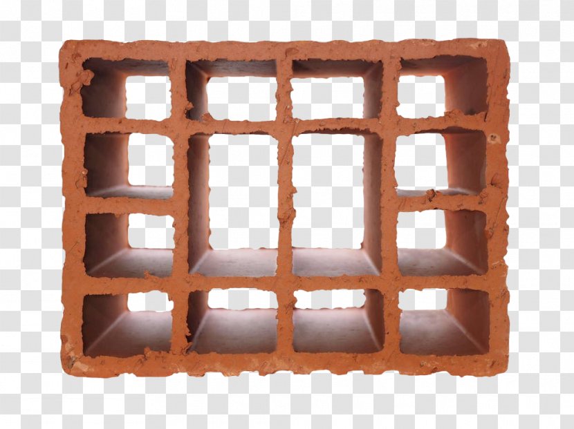 Brick Wall Building - Tile - Red Hollow Transparent PNG