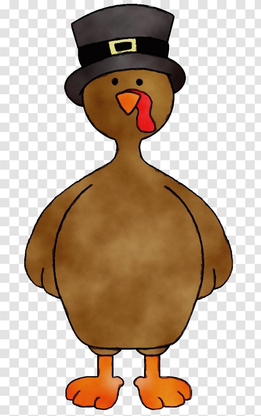 Thanksgiving Turkey Drawing - Bird - Duck Beak Transparent PNG