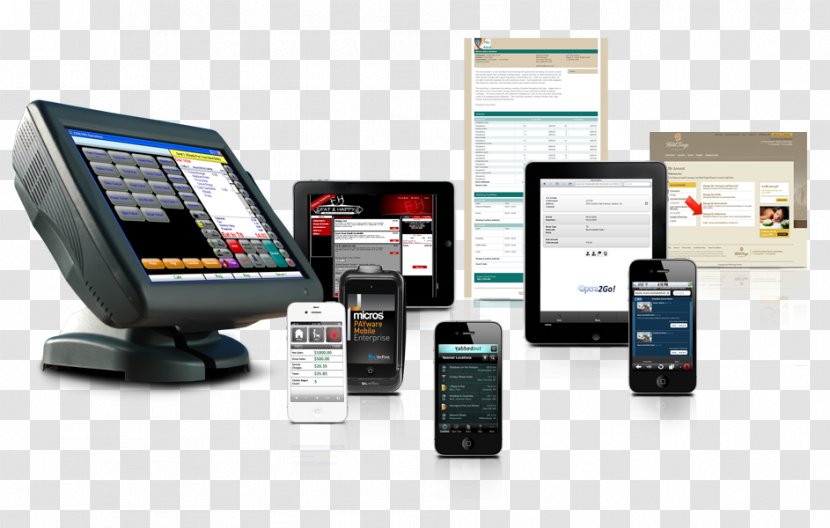 Micros Systems Hotel Point Of Sale Business Computer Software - Smartphone Transparent PNG