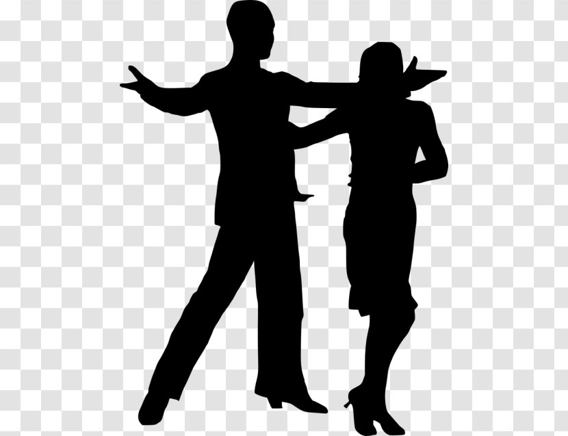 Silhouette Dance Clip Art - Human Behavior - Couple Transparent PNG