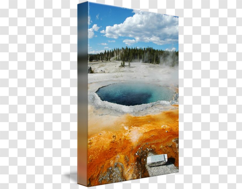 Painting Nature Sky Plc - Yellowstone National Park Transparent PNG