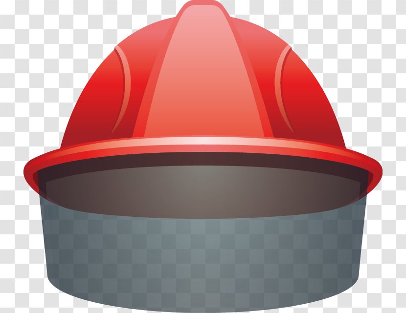 Hat Icon - Red - Fire Helmet Vector Material Transparent PNG