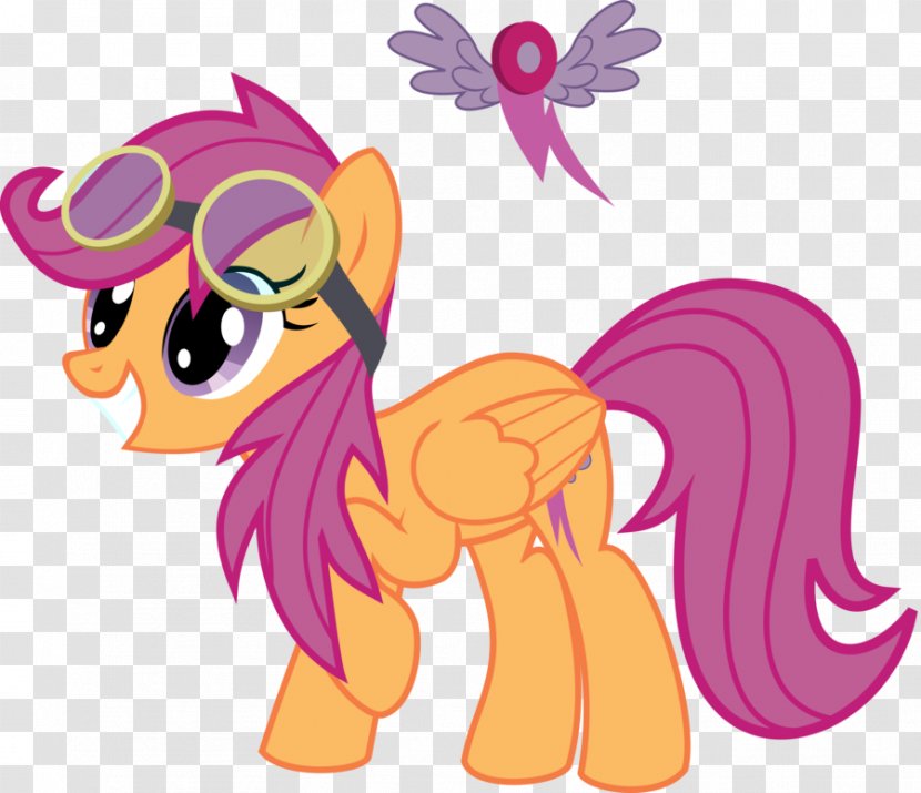 Scootaloo Rainbow Dash Pony Pinkie Pie Apple Bloom - Cartoon - Grown Transparent PNG