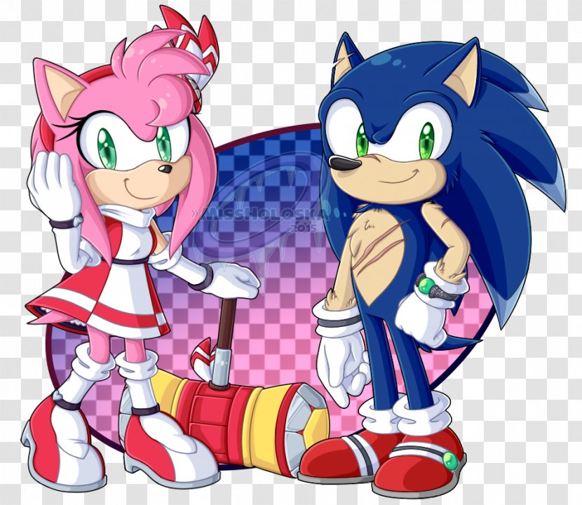 Sonic Unleashed Generations Shadow The Hedgehog Amy Rose Puppy - Heart Transparent PNG