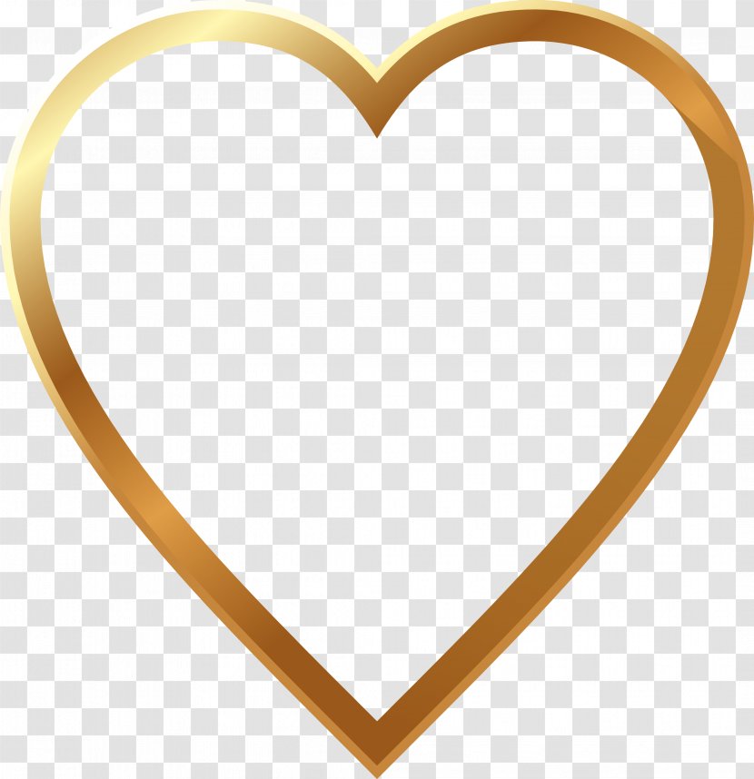 Mother's Day Happiness Smile Love - Body Jewellery - Gold Heart Transparent PNG