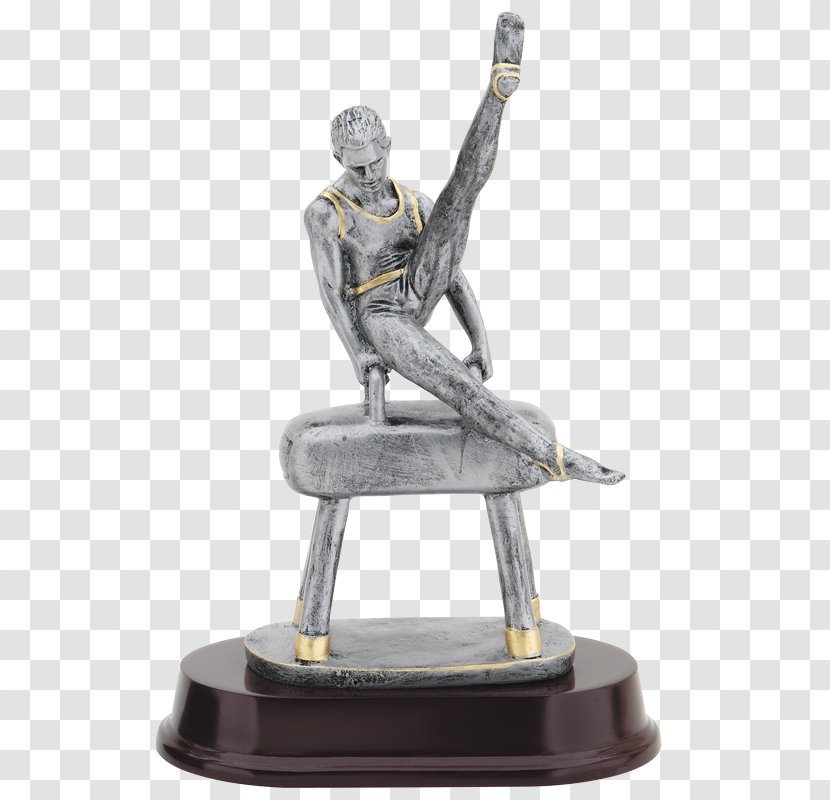 Participation Trophy Gymnastics Award Male - Figurine Transparent PNG