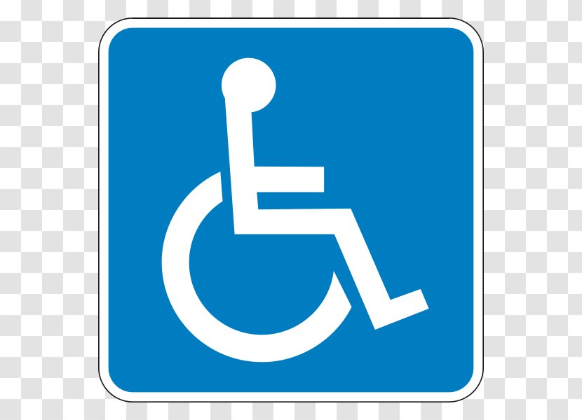 Disabled Parking Permit Disability Accessibility Car Park Sign - Sticker - Wheelchair Transparent PNG