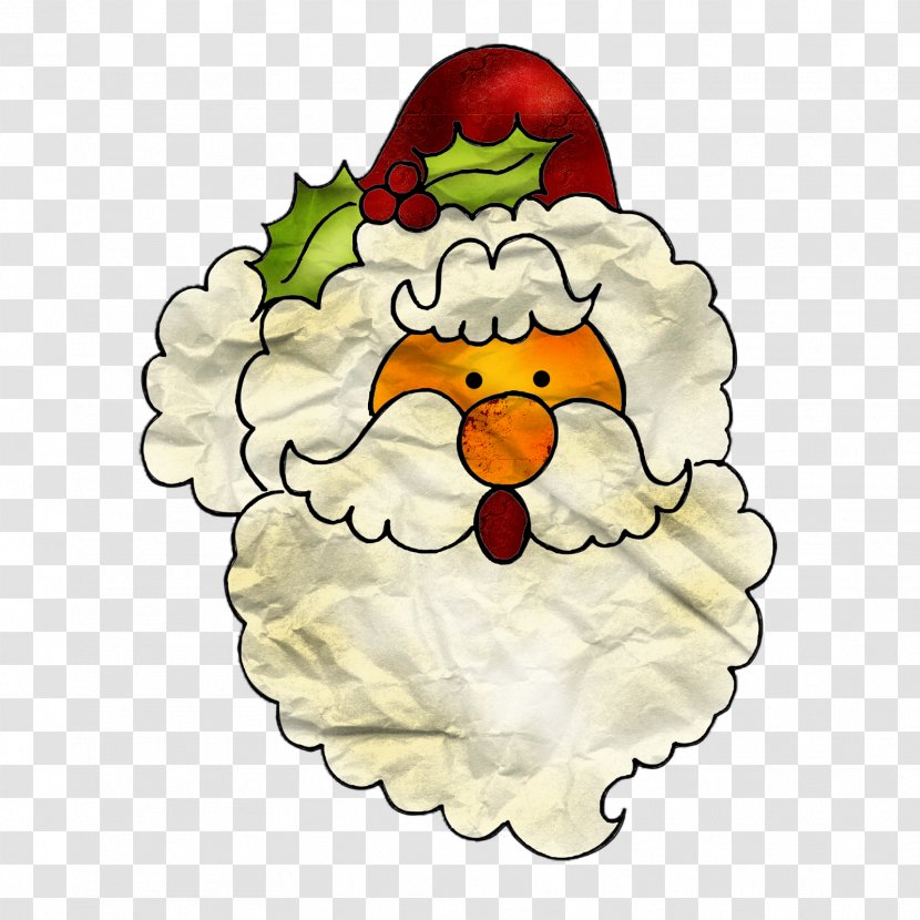 Santa Claus Rooster Christmas Ornament Art - Petal Transparent PNG