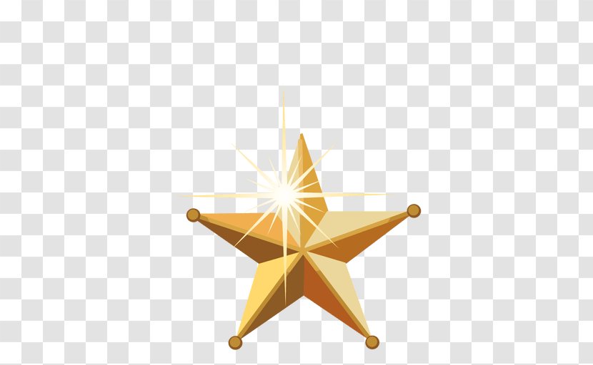 Five-pointed Star Clip Art - Gold - Flashing Stars Transparent PNG