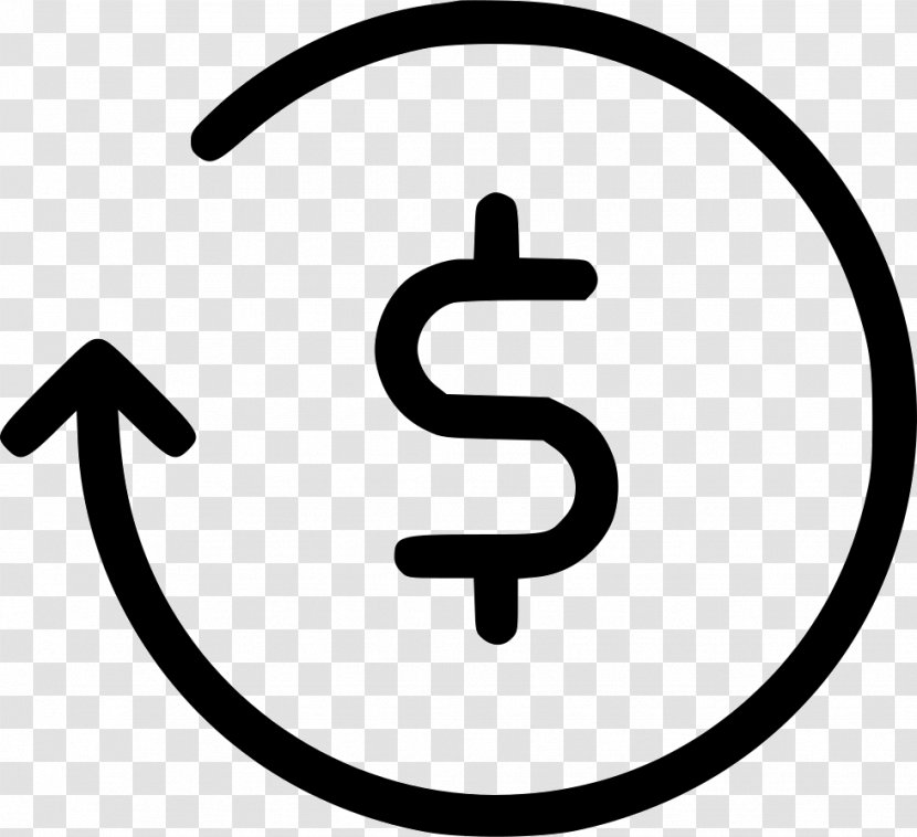 Dollar Icon Transparent - Money Bag - Text Transparent PNG
