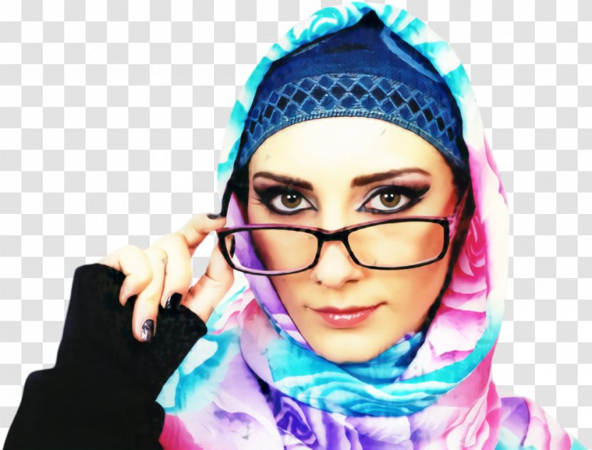Glasses Goggles Scarf Clothing Accessories Purple - Eyewear - Face Transparent PNG