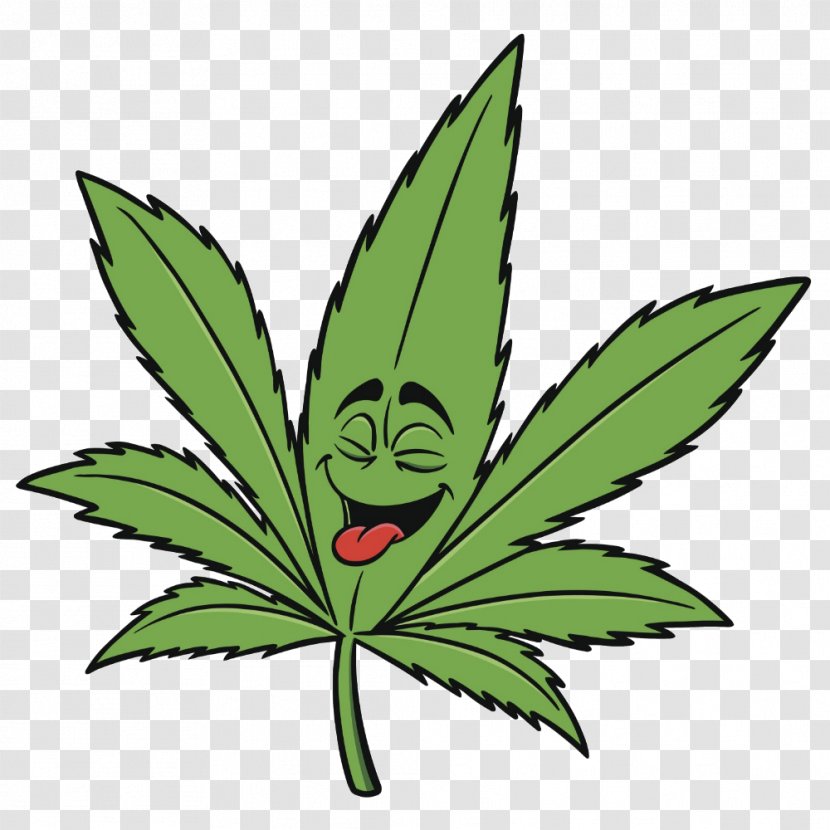 Cannabis Smoking Drawing Cartoon - Weed Transparent PNG