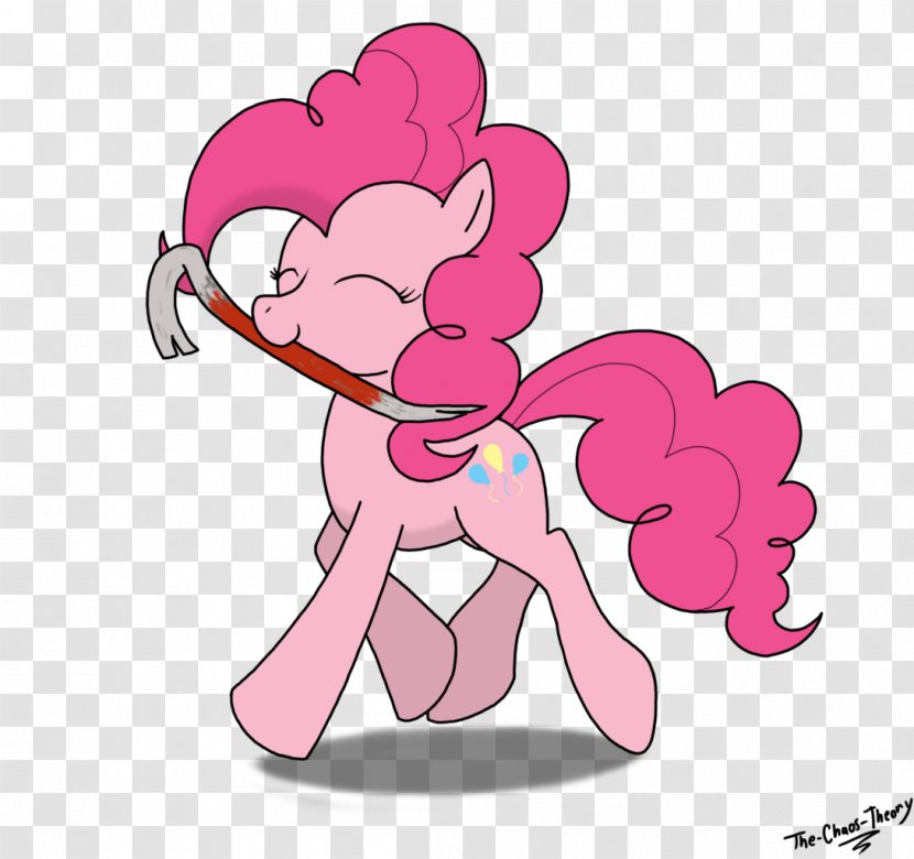 Pony Pinkie Pie Rarity Applejack Cartoon - Flower - Silhouette Transparent PNG
